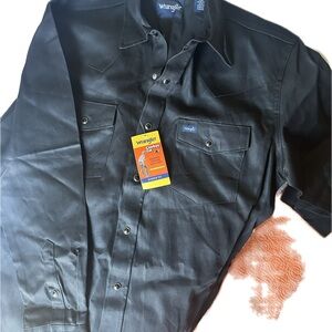 Wrangler Black Long Sleeve Shirt